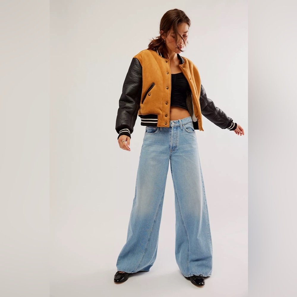NWT MOTHER Superior Down Low Enchanter Sneak Jean in Home on the Range